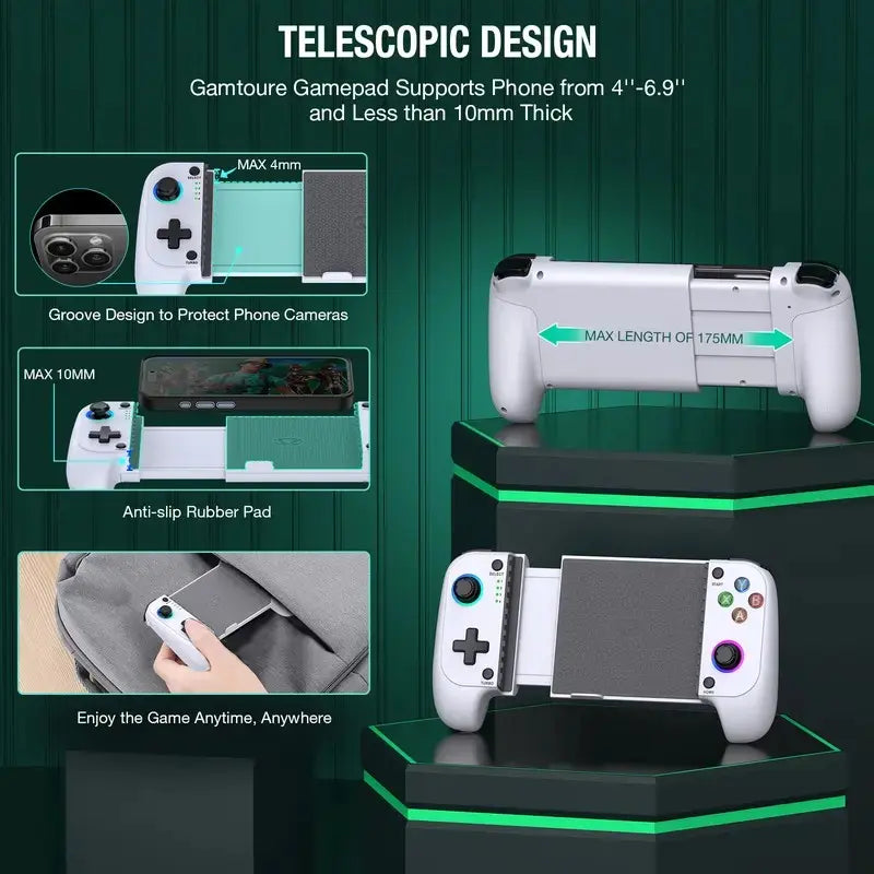 Mobile Gaming Controller for Iphone/Android(100-175mm)